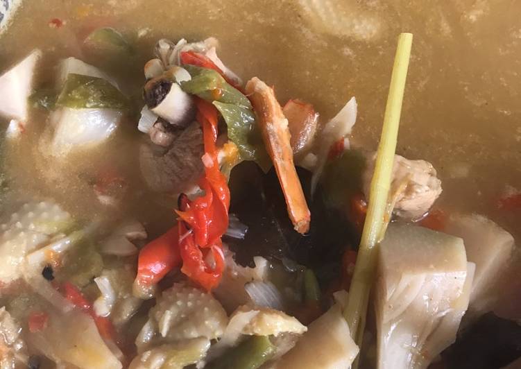 Cara Bikin Gulai nangka muda ayam pedas enak terbaru