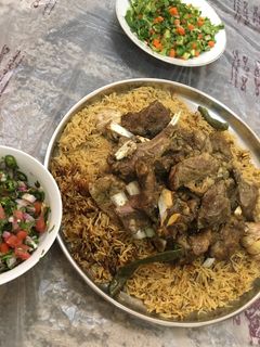 صورة لوصفة حنيذ بقدر الضغط