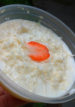 Foto resep Puding jagung vla susu keju
