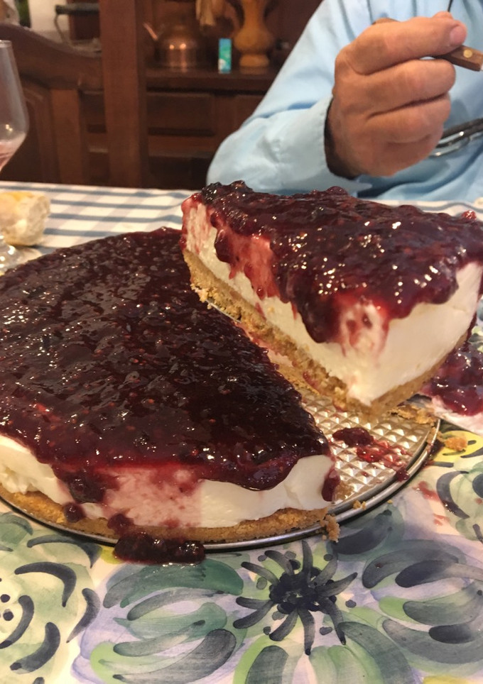 Una foto de Cheesecake sin horno