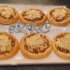 A picture of 🍟🍕Ground Meat Pizza Bread🍕🍟.