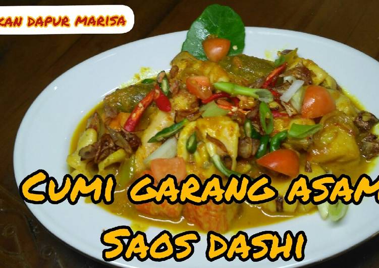 Resep Resep Cumi garang asem saos dashi Lezat