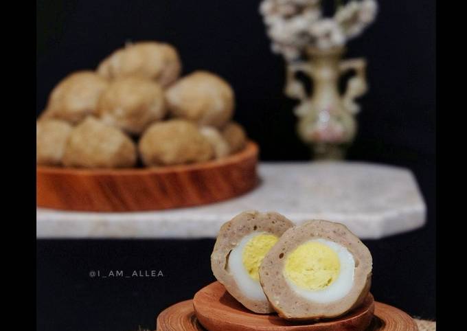 Resep Bakso Daging Sapi Isi Telur Puyuh Oleh I Amallea Cookpad