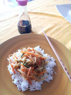 Foto di Riso basmati con verdure