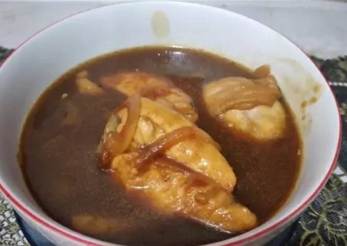 Resep Ayam Kecap Bombay 🐔🧅 yang Enak Banget