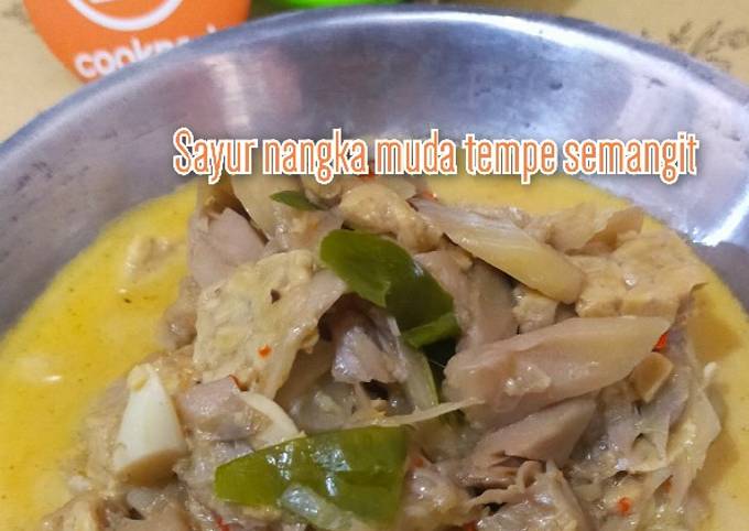 Resep Sayur Nangka Muda Tempe Semangit Mommylicious Oleh Elisabeth