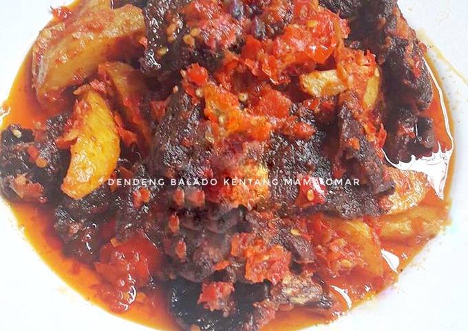 Anti Ribet, Memasak Dendeng balado kentang Kekinian