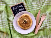 Una foto di pancakes allo yogurt