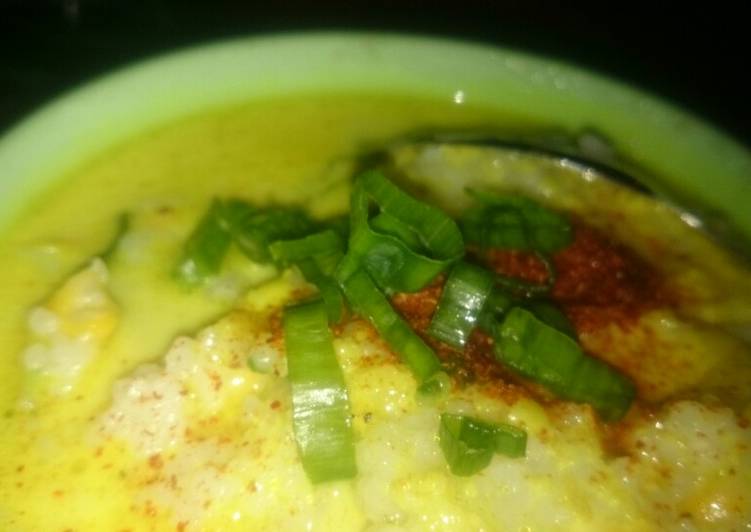 Resep Burnasa (Bubur Nasi sisa) / Burahning (Bubur kuah kuning) 😄, Bikin Ngiler