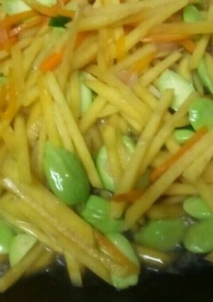 Foto resep Tumis ubi petai