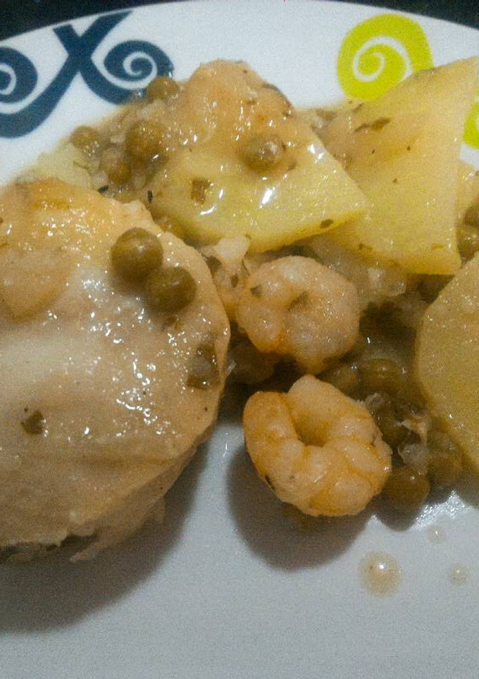 Una foto de Merluza en salsa verde