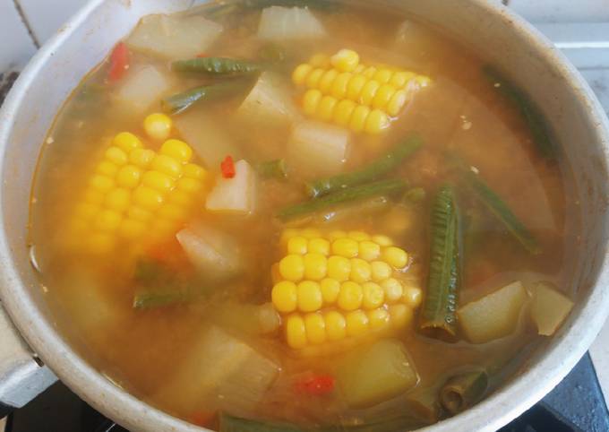 Sayur asem ala anak kost