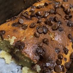 Chocolate chip banana loaf bread (moist) A picture of Chocolate chip banana loaf bread (moist).