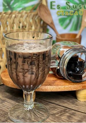 Foto resep Es susu cincau