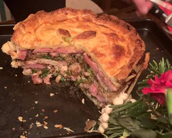 How To Cooking Recipe Christmas leftovers pie Very Delicious