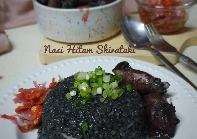 156. Nasi Hitam Shirataki Sambal Kecombrang