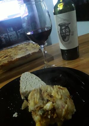 Una foto de Pastel de papa vegetariano
