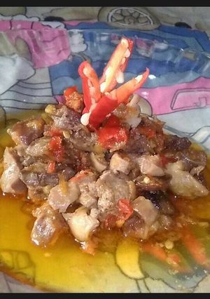 Foto resep Balado ampela ati simple