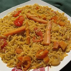 A picture of Simple noodles.