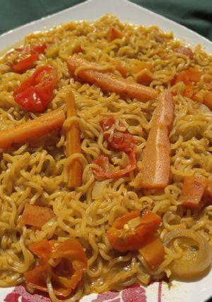 A picture of Simple noodles.