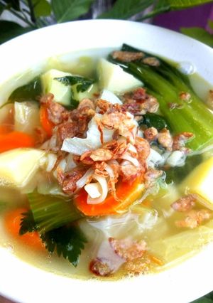 Foto resep Sop sayur makaroni