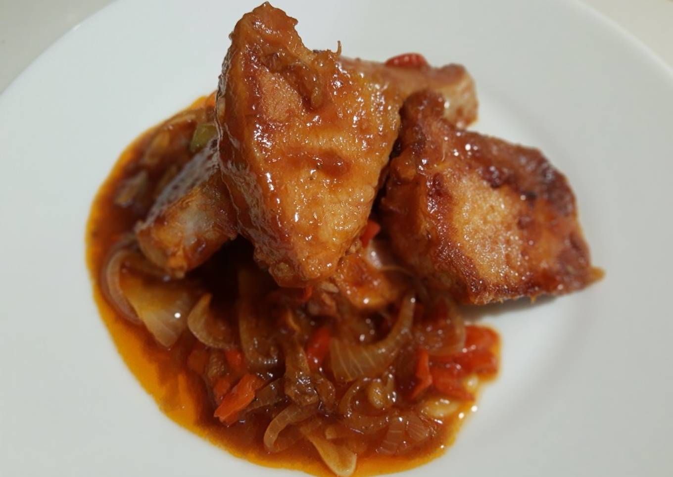 Lomo ahumado de cerdo a lo Bendecido