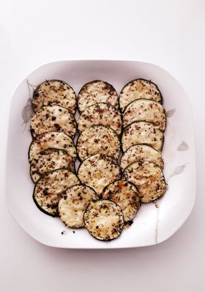 Zdjęcie przepisu Cukiniowe pizzerinki.