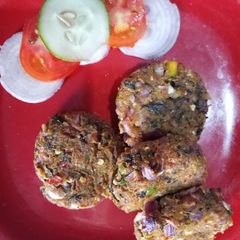 A picture of Pumpkin kebabs.