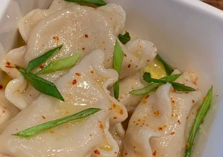 Вареники с картошкой и жареным луком