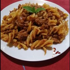 A picture of Spicy Mince Pasta.