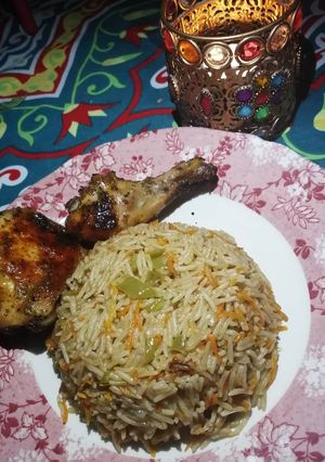 صورة لوصفة رز بصلصة الصويا