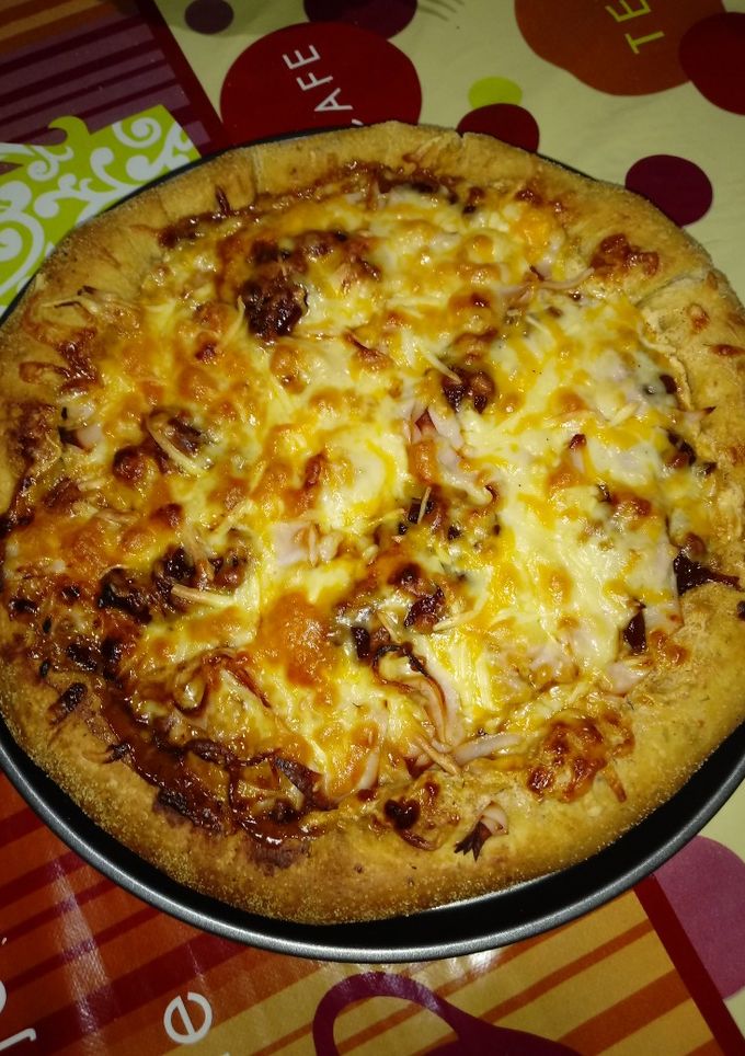 Una foto de Pizza especial de queso de la Mari
