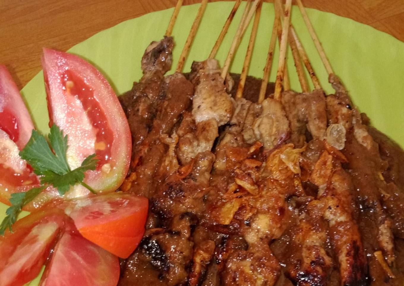 Sate Ayam Madura panggang Teflon