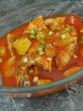 Ikan kakap putih masak nenas asam pedas