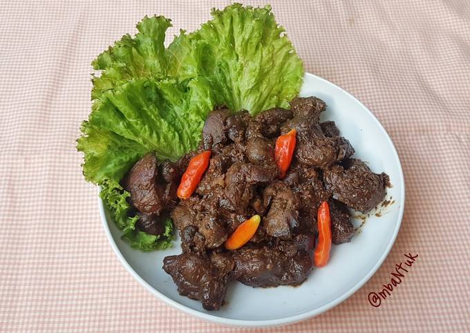 Resep Krengsengan Ati Ampela (Ungkep Manis Pedas) Oleh Tituk SK - Cookpad