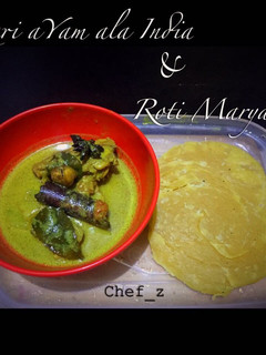 Foto resep Kare Ayam dan Roti Maryam