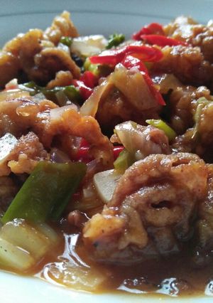 Foto resep Cumi Tepung Saus Tiram Pedas