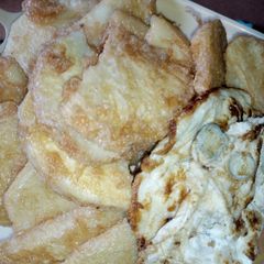 A picture of Yam and egg.