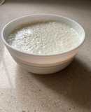 Mousse de yogur sabor limón, sin nata