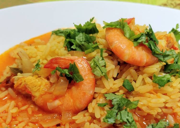 Arroz de Maruca e Camarão - Tudogosreceitas