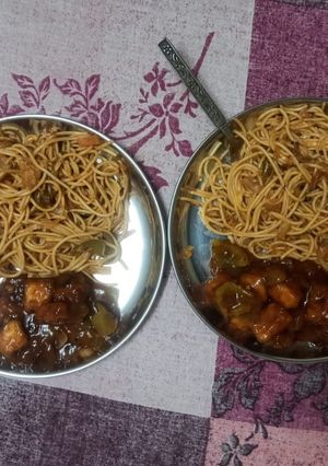 चाऊमिन (chowmein recipe in Hindi) रेसिपी मुख्य फोटो