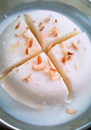 A picture of Paneer ice-cream recipe.