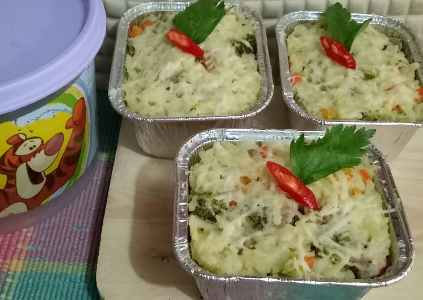 Bagaimana Membuat 292. Skutel nasi, Lezat Sekali