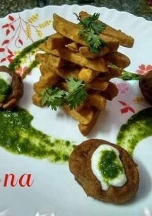 फ्रेंच फ्राइज (French fries recipe in hindi) रेसिपी मुख्य फोटो