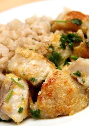 Citromos-vajas sült hal recept fotója