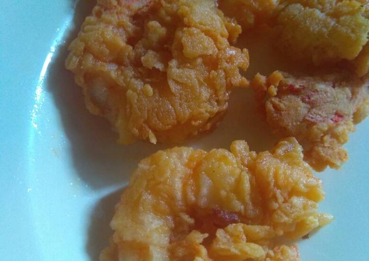 Cara Gampang Membuat Udang Goreng crispy no ribet Anti Gagal