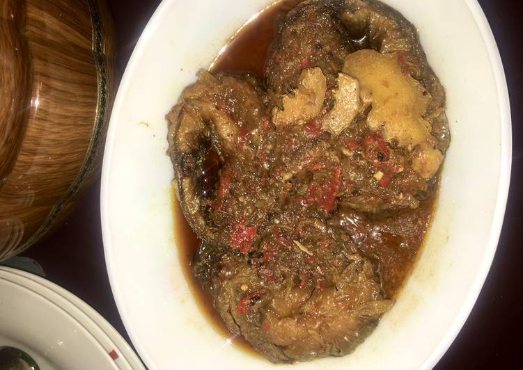 Fried Fish pepper soup🐟