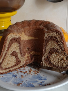 Teljes kiőrlésű márványos kuglóf recept fotója