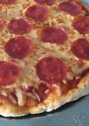 Una foto de Pizza de peperoni