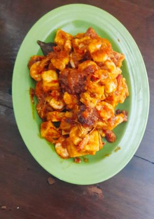 Foto resep Balado Udang dan Tahu